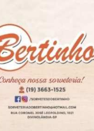 Sorvete do Bertinho.