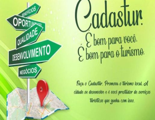 DEPARTAMENTO MUNICIPAL DE TURISMO INCENTIVA EMPRESAS A ADERIREM AO CADASTUR